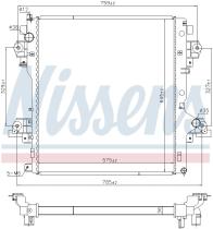 Nissens 606070 - RADIADOR TOYOTA LAND CRUISER PRADO