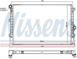 Nissens 606084 - RADIADOR VOLKSWAGEN TIGUAN(5N)(07-)