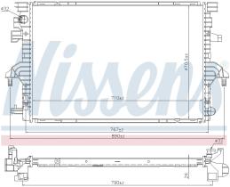Nissens 606088 - RADIADOR VOLKSWAGEN TRANSPORTER T6(