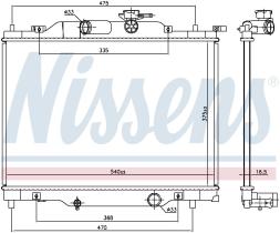 Nissens 606110 - RADIADOR MAZDA 2 III(DL)4 DOORS(15-