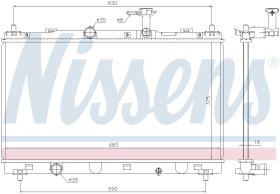 Nissens 606146 - RADIADOR SUZUKI VITARA(LY)(15-)1.6