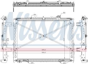 Nissens 606152 - RADIADOR CADILLAC CTS II(08-)3.0 I