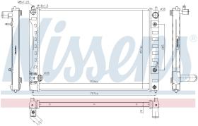 Nissens 606162 - RADIADOR INFINITI Q70 (13-) 56