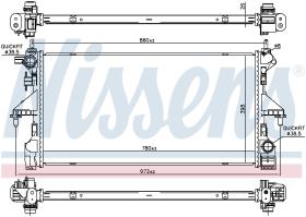 Nissens 606170 - RADIADOR CITROEN JUMPER(250)(06-)2.