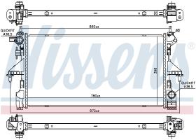 Nissens 606171 - RADIADOR CITROEN JUMPER(250)(06-)2.