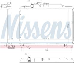 Nissens 606172 - RADIADOR NISSAN NV 350(E26)(12-)2.5