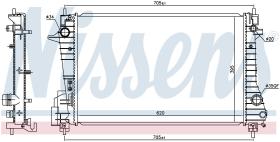 Nissens 606455 - RADIADOR CHEVROLET AVEO(T300)(11-)1