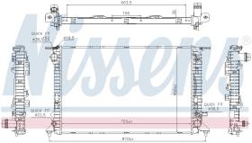 Nissens 606466 - RADIADOR PORSCHE MACAN(95B)(14-)3.6
