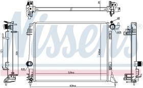 Nissens 606474 - RADIADOR RENAULT TALISMAN(15-)1.6 D