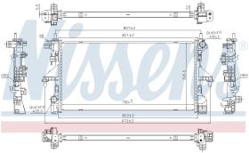 Nissens 606538 - RADIADOR CITROEN JUMPER(250)(06-)3.
