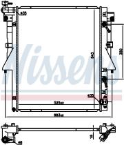 Nissens 606548 - RADIADOR FIAT FULLBACK(KT)(16-)2.4