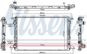 Nissens 606573 - RADIADOR VOLKSWAGEN TOUAREG(CR7)(17