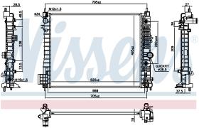 Nissens 606660 - RADIADOR VAUXHALL MOKKA (13-) 1.6 C