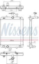 Nissens 606697 - RADIADOR CITROEN C1 II(14-)1.0 VTI