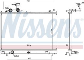 Nissens 606700 - RADIADOR SUZUKI SWIFT V(AZ)(17-)1.2