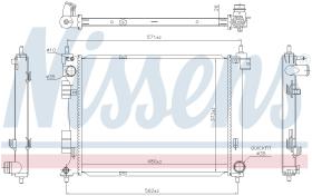 Nissens 606735 - RADIADOR HYUNDAI I20(GB)(14-)1.0 T-
