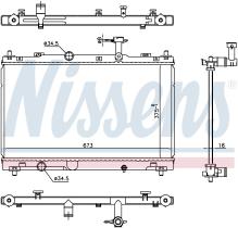 Nissens 606736 - RADIADOR SUZUKI VITARA(LY)(15-)1.6