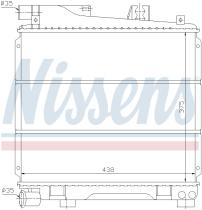 Nissens 60701 - RADIADOR BMW 3 E30(82-)325 I