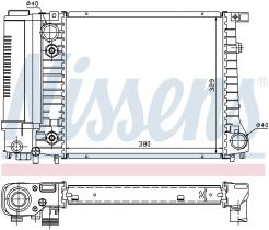 Nissens 60731A - RADIADOR BMW 3 E30(82-)318 I