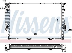 Nissens 60748A - RADIADOR BMW 8 E31(90-)850 CI