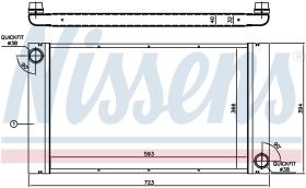  60765 - RADIADOR BMW 5 E60-E61(03-)530 D