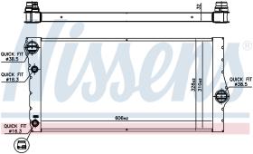  60769 - RADIADOR BMW 6 F06-F12-F13(09-)640D
