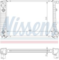 Nissens 60796A - RADIADOR BMW 3 E30(82-)325 I