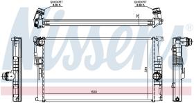 Nissens 60816 - RADIADOR BMW 1 F20-F21 (11-)125 D