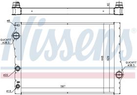 Nissens 60823 - RADIADOR BMW X5 E70(07-)X5 30D
