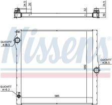 Nissens 60825 - RADIADOR BMW X5 E70(07-)X5 48I