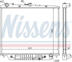 Nissens 60852 - RADIADOR ISUZU TROOPER(91-)3.2 I V6