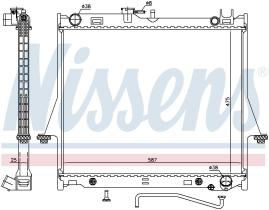 Nissens 60854 - RADIADOR ISUZU D-MAX(02-)2.4 I