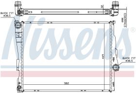 Nissens 60875 - RADIADOR BMW 3-SERIE E46 AUT. US (9