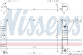 Nissens 609191 - RADIADOR BUICK SKYLARK(92-)3.3