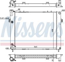  609891 - RADIADOR JEEP GRAND CHEROKEE (ZJ.ZG