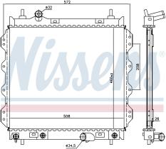 Nissens 61002 - RADIADOR CHRYSLER PT CRUISER(PT.PG)