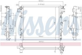 Nissens 61037 - RADIADOR JEEP WRANGLER(JK)(07-)3.8