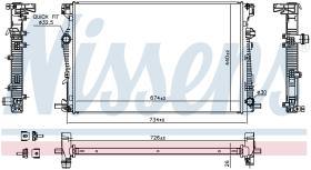 Nissens 61040 - RADIADOR JEEP CHEROKEE(KL)(13-)2.0