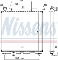 Nissens 61277 - RADIADOR CITROEN C2(JM)(02-)1.4 HDI