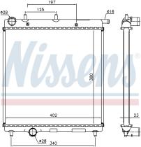  61277 - RADIADOR CITROEN C2(JM)(02-)1.4 HDI