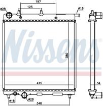  61279 - RADIADOR CITROEN C3 I(FC.HB)(02-)1.