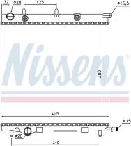Nissens 61284 - RADIADOR CITROEN C2(JM)(02-)1.4 I