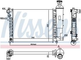  61358 - RADIADOR CITROËN SAXO (S0, S1) (96-