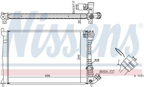 Nissens 61398A - RADIADOR CITROEN XANTIA(X1.X2)(93-)