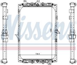Nissens 61417A - RADIADOR GINAF X-SERIES (97-)3225