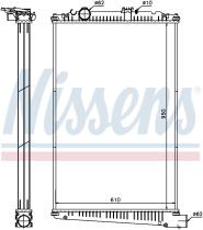 Nissens 614420 - RADIADOR DAF CF 85(01-)380