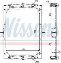 Nissens 61444A - RADIADOR DAF LF 55(01-)160