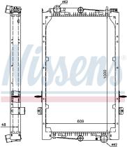 Nissens 61446A - RADIADOR DAF 85 CF(98-)380