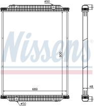 Nissens 61448 - RADIADOR KAROSA B 900(97-)