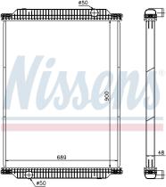 Nissens 61448 - RADIADOR KAROSA B 900(97-)